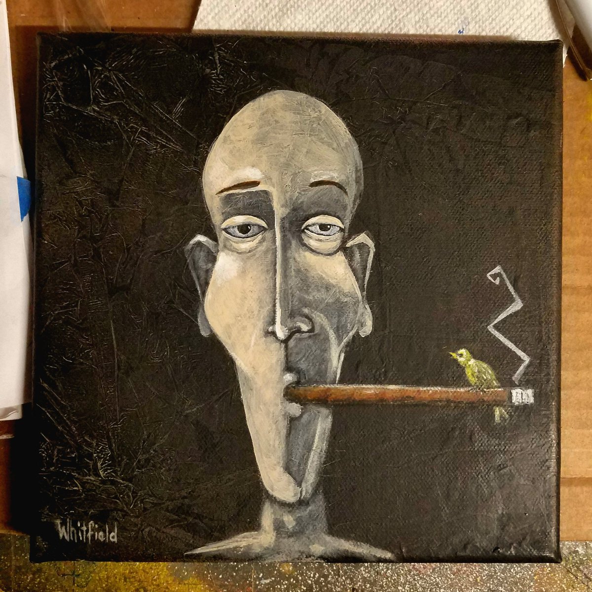 ericwhitfield's tweet photo. BUY this painting! 😉 8"x8" acrylic on canvas https://t.co/bbO3QIiFzb