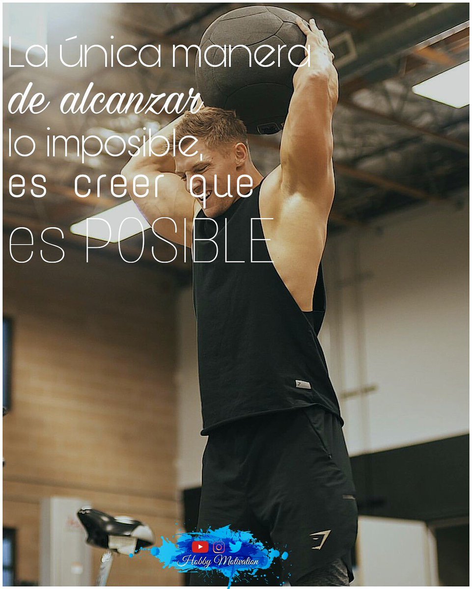 HobbyMotivation's tweet photo. Hay que visualizarlo para poder lograrlo! ☝

Síguenos para ver más! 💥💥

#HobbyMotivation #motivacióndirecta #fitness #gimnasio #ejercicio #bodybuilding #gym #aesthetic #bodybuilder #gymlife #lifestyle #workout #fit #fitnessmodel #gymtime #instafit #motivation #fitnessaddict https://t.co/WUr7yBNX59