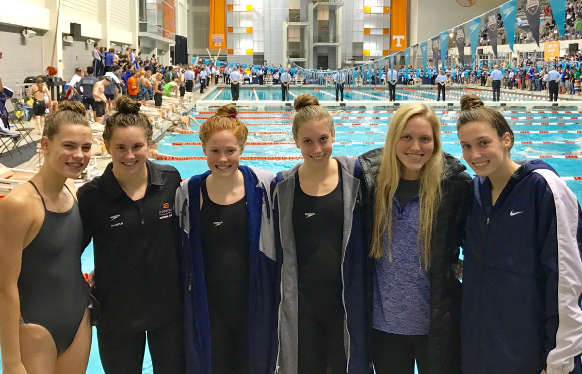 BalmerStephanie's tweet photo. Proud of our @HarpethHall Bearacudas and their performances (and records!) at the 2017 Speedo Winter Junior Championships-East! @HHAthletics #HBN 🐻 https://t.co/C969PHFKon