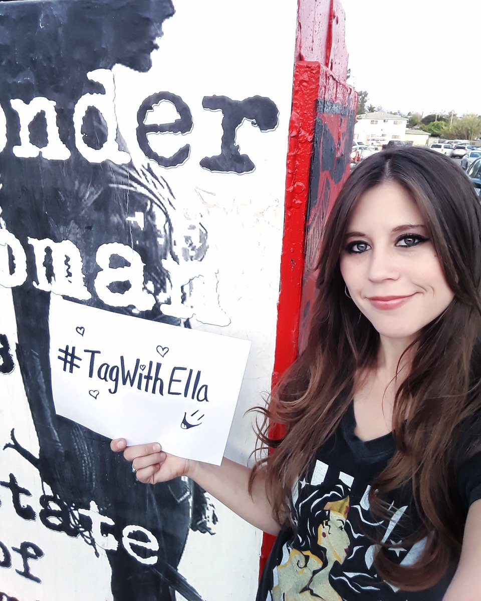 itzmoe's tweet photo. #WonderWoman and I say, “Tag, Ella! You’re it!” 😊 Join in on this global game of tag for an inspiring girl named Ella! Thanks to @gal_gadot for bringing awareness to #TagWithElla! https://t.co/TNnzHAPh29