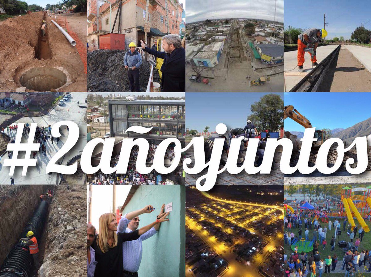 Klemensiewicz's tweet photo. Hoy se cumplen 2 años de que decidimos emprender el cambio en la Argentina, 2 años llevando obras concretas de #Hábitat para que miles de argentinos vivan cada día mejor. #2AñosJuntos 💪🏻 https://t.co/0zBIEXGP2k