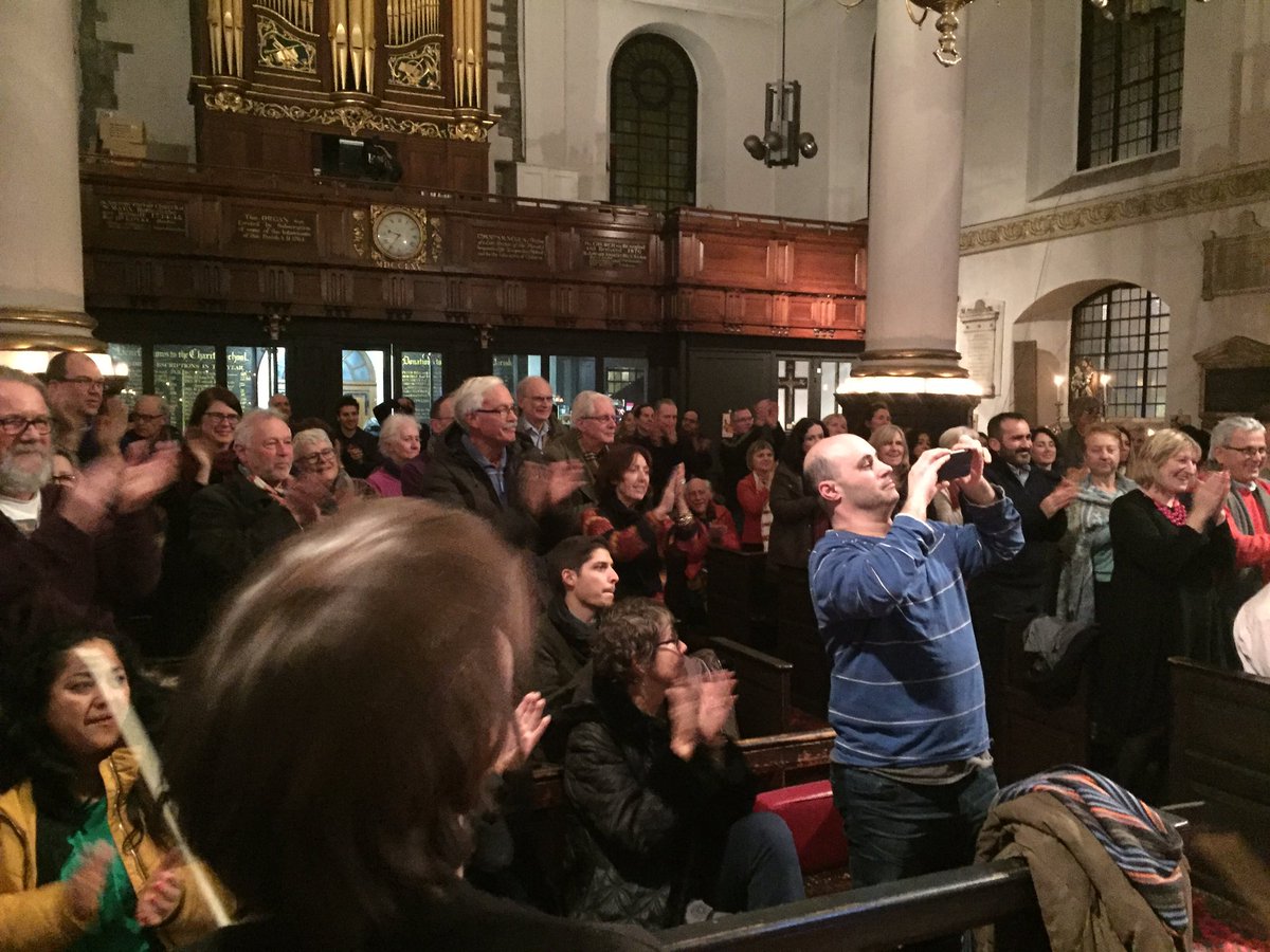 TunedInLDN's tweet photo. Before during &amp; after our #candlelit @Harrietviolin @phlippmo &amp; #CeloniatusEnsemble concert lastnight. Standing ovation, a v special night in #Rotherhithe. Thanks to all who came. "best concert I've ever seen" said one today &amp; @WatchhouseCafeR gossip reporting more gushing praise https://t.co/MnalEr4UPj