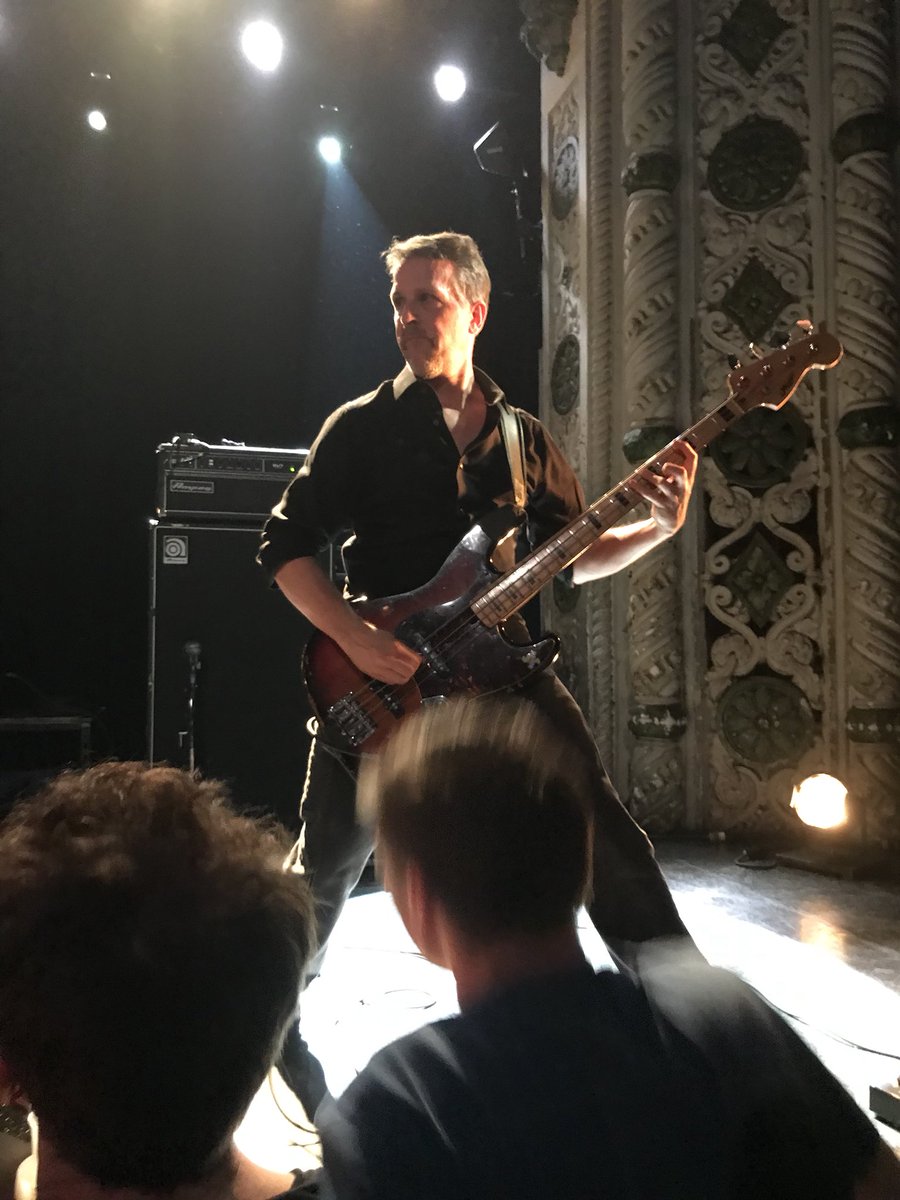Derekhaverland's tweet photo. What a night, @thejesuslizard! Thank you @Yow_David, @davidwmsims, #DuaneDenison & #MacMcneilly for last night at @MetroChicago and all the years before! #Legends #GOAT https://t.co/okYEEyEm23