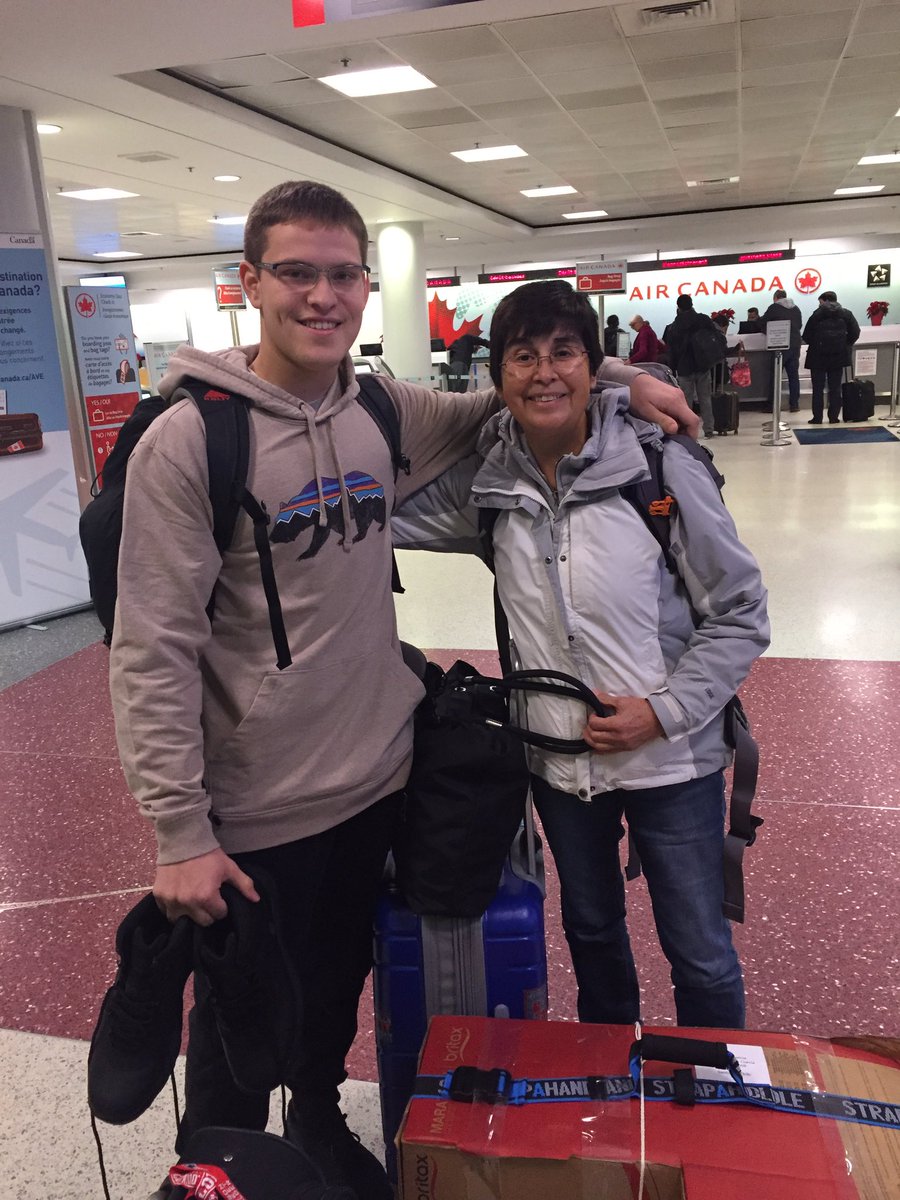 And they're off!  Safest of travels to Ryan and Tia as they begin their journey to Patagonia! ❤️