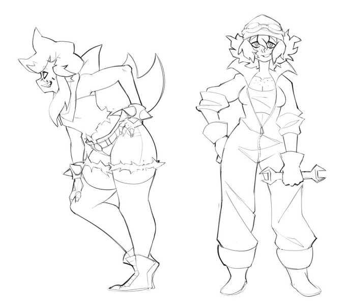 zombie girl doodles 