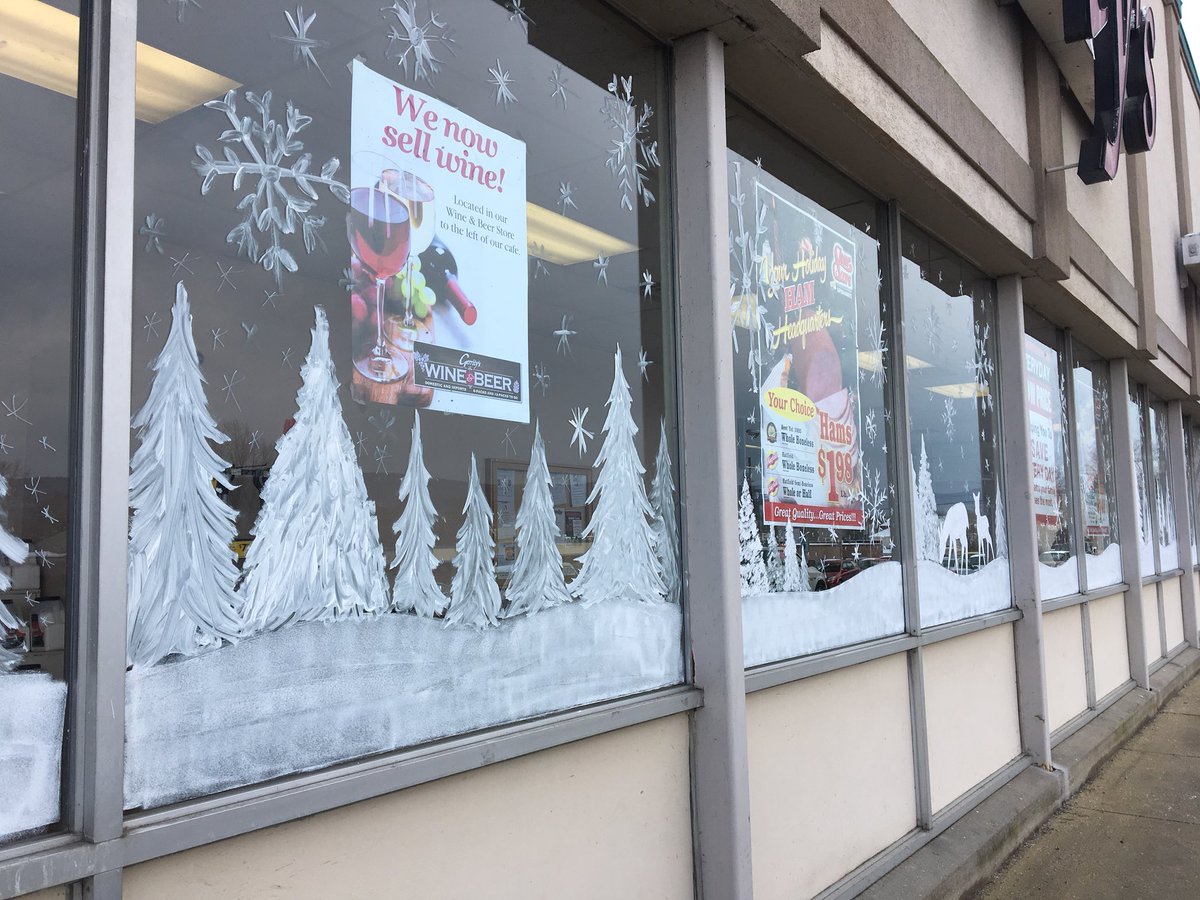 ckwarcup's tweet photo. Window painting once again https://t.co/u5kp3kw58R