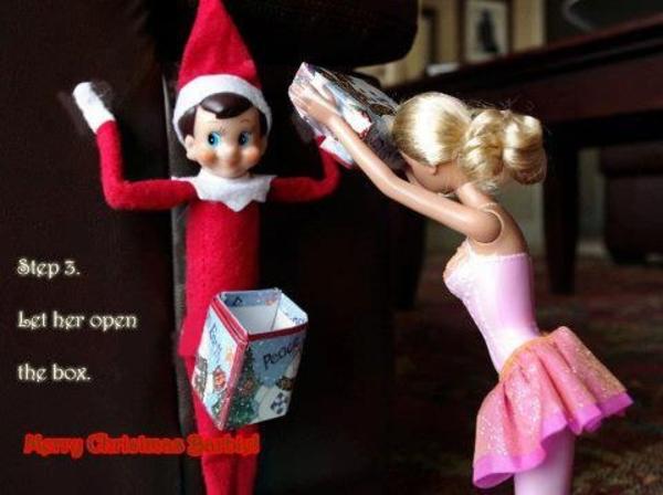 AmposCampos's tweet photo. #ElfOnTheShelfWasRecalledFor inappropriate behavior at the office... https://t.co/0wzX93PSpw