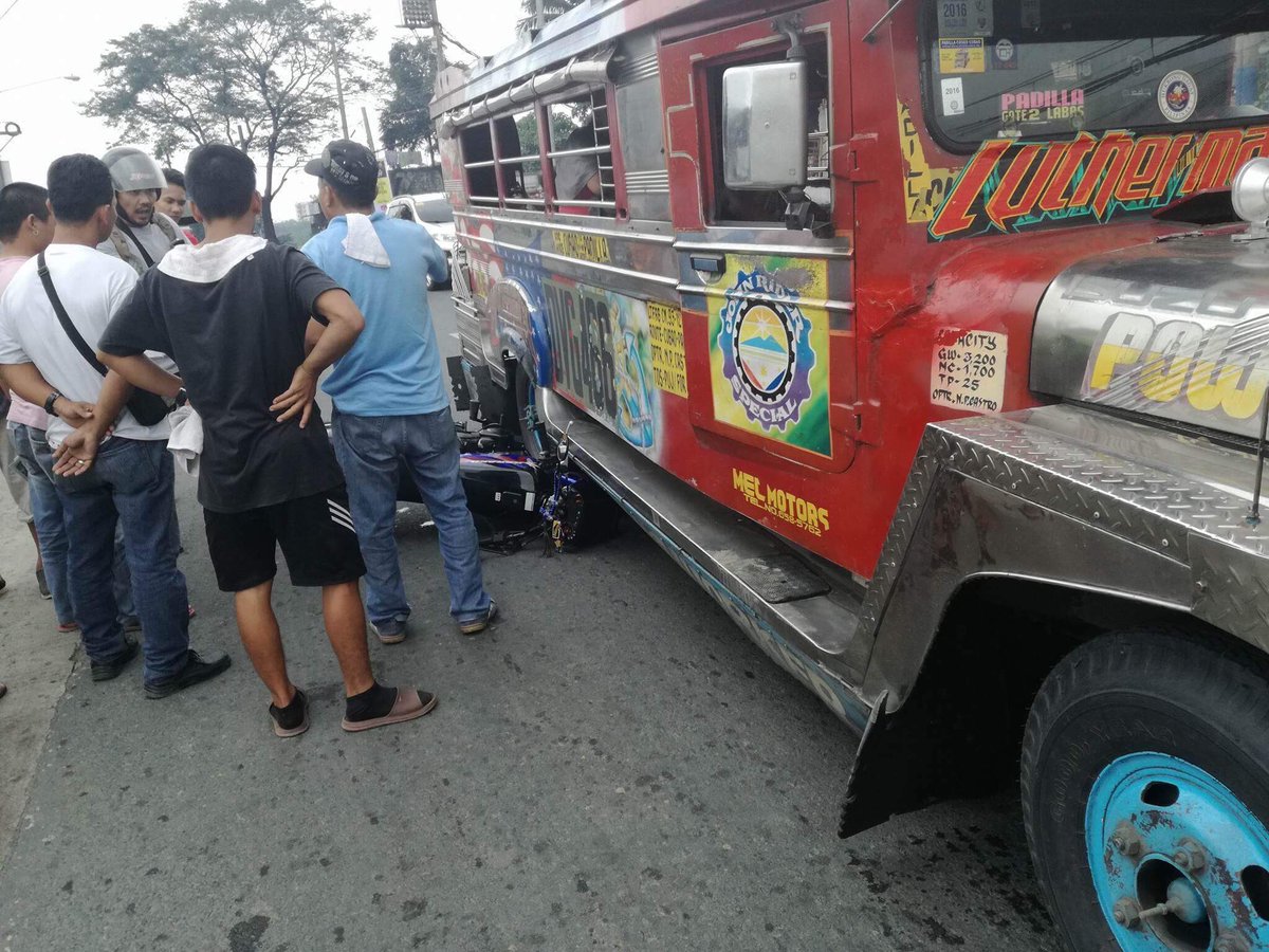 ascendanttroops's tweet photo. Vehicular accident involving jeep and mc location Marcos Highway before Cogeo gate 1  CTTO Adrian Ramirez @bayanmo @zhandercayabyab https://t.co/uIMZwfWlTz