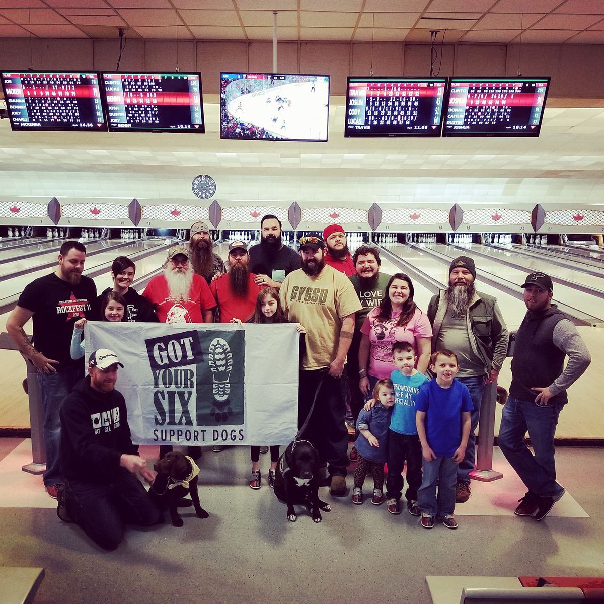 Thank you to everyone that could join us for some bowling fun at Shrewsbury Lanes to benefit Got Your Six PTSD Support Dogs, raising $134!

*please take a moment to check out their group, the work they do for veterans is tremendous! #stlouisbmc #beardstrong #doitforcharity