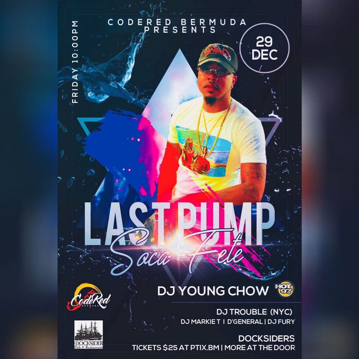 coderedbda's tweet image. Ladies Choice  @DJYOUNGCHOW Will  be in BDA  for the Last Pump of the year.  Fri Dec 29 at DOCKSIDERS