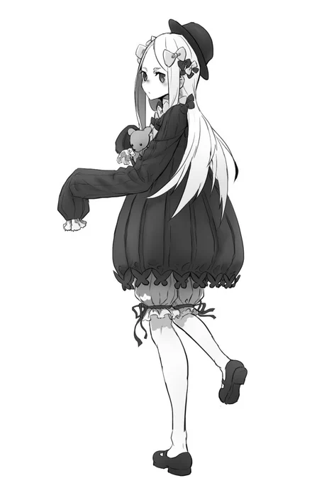 アビー!この服かがんだ時どうなるのか謎いよね…#FGO 