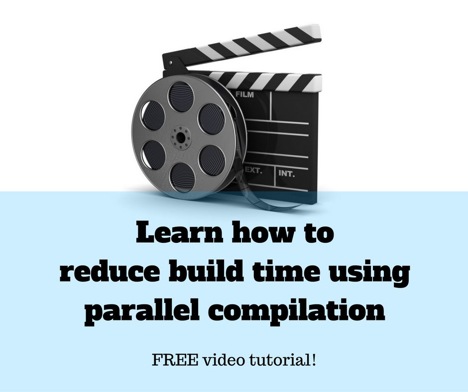 Learn how to reduce build time with parallel compilation [free video tutorial]
bit.ly/2c96ZBK
#eclipse #gcc