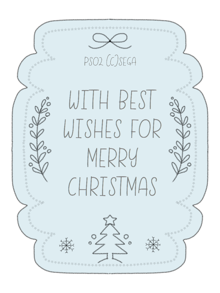 Pso2自作ロゴ 17年１２月 前半 まとめ