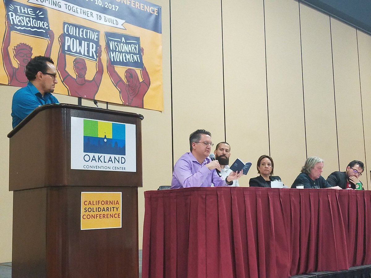 Jess_Bartholow's tweet photo. "We need to defend the constitution for all persons in the US," says @abdisoltani at #SolidarityCon @ACLU_NorCal cc: @PresenteOrg @Dr_Pugh https://t.co/2FRl0NMF4I