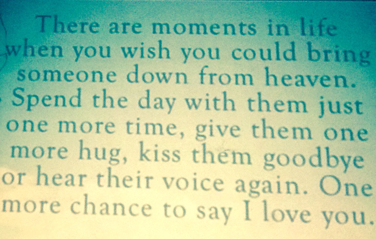Just one more time