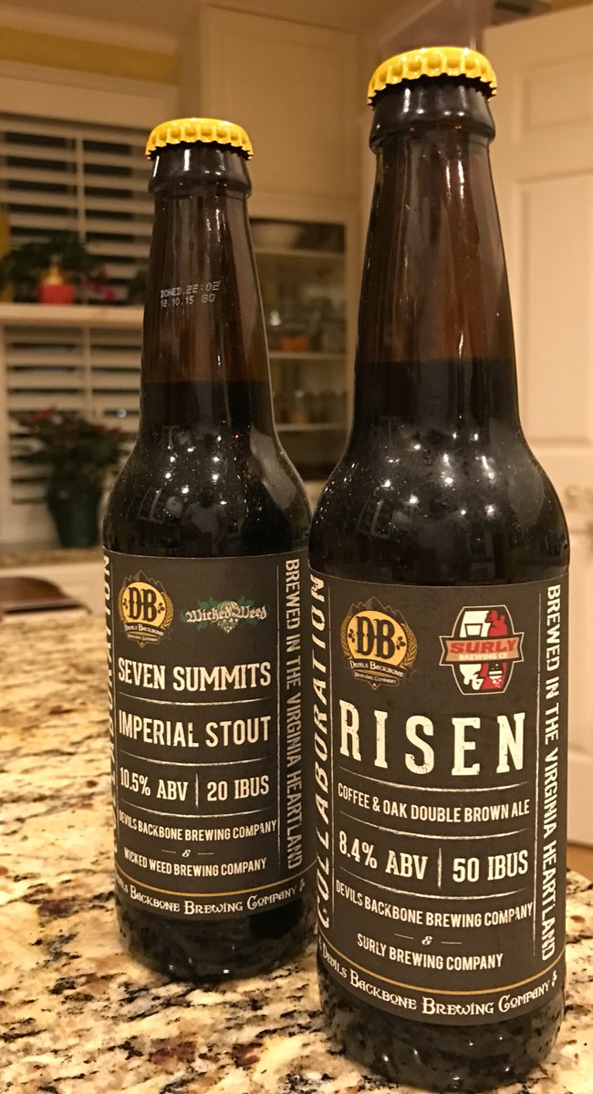 MOMs_Beer_Wine's tweet photo. Reached into the #cellar and pulled out these two beauts, each bottled two years ago today. Thank you @dbbrewingco @wickedweedbeer and @surlybrewing, they've aged magnificently...
#121015 #cellaraged #collabsfordays https://t.co/WzFIq9hJuD