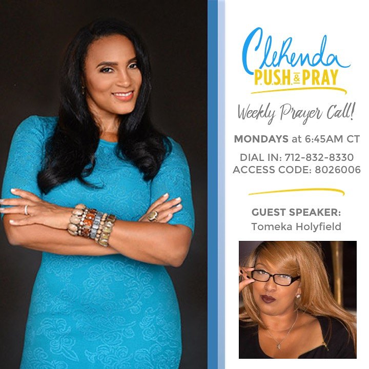 Set your alarm and join me &amp; @redcarpetmogul tomorrow morning for our Monday prayer call! #prayer🙏
