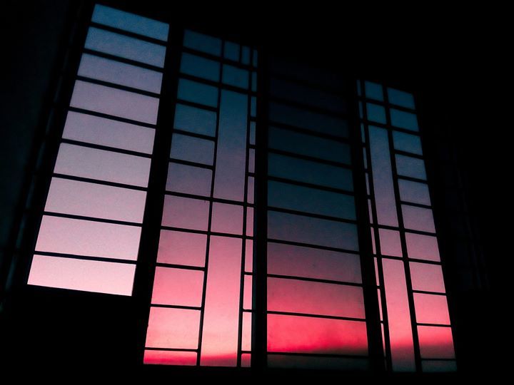 sunset view from A window [OC] [3264x2448]