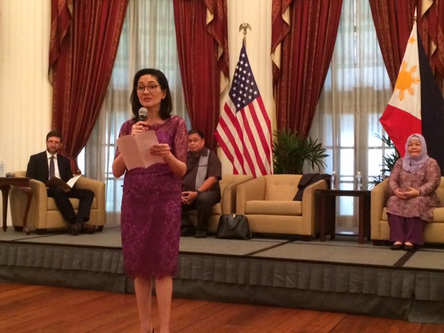 pacmalsA1's tweet photo. Filipino experts share their advocacy in ending violence against women at US Embassy Manila, today. https://t.co/Ho519RgdkX