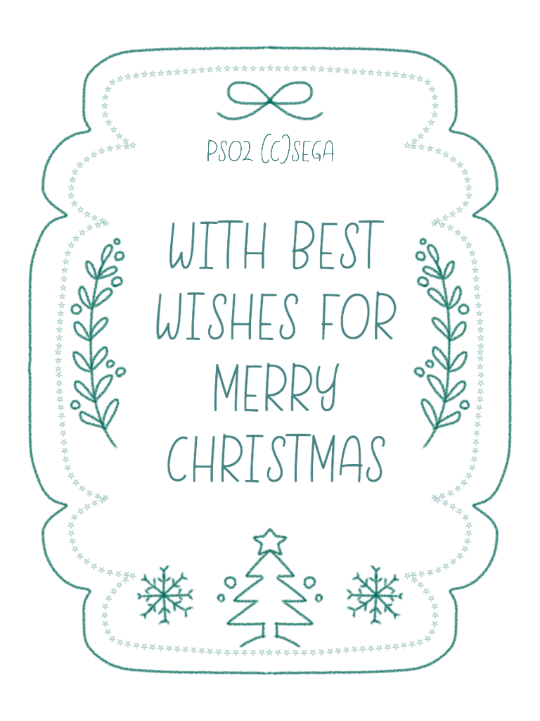 Pso2自作ロゴ 17年１２月 前半 まとめ