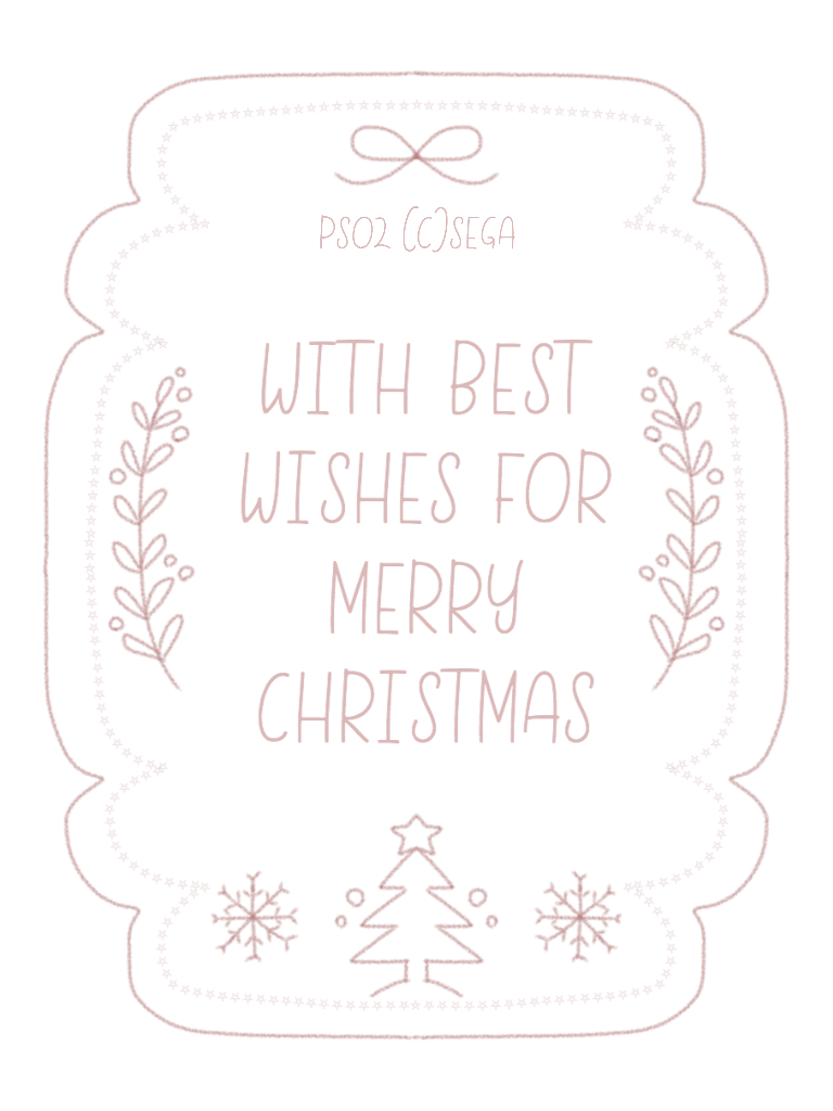 Pso2自作ロゴ 17年１２月 前半 まとめ