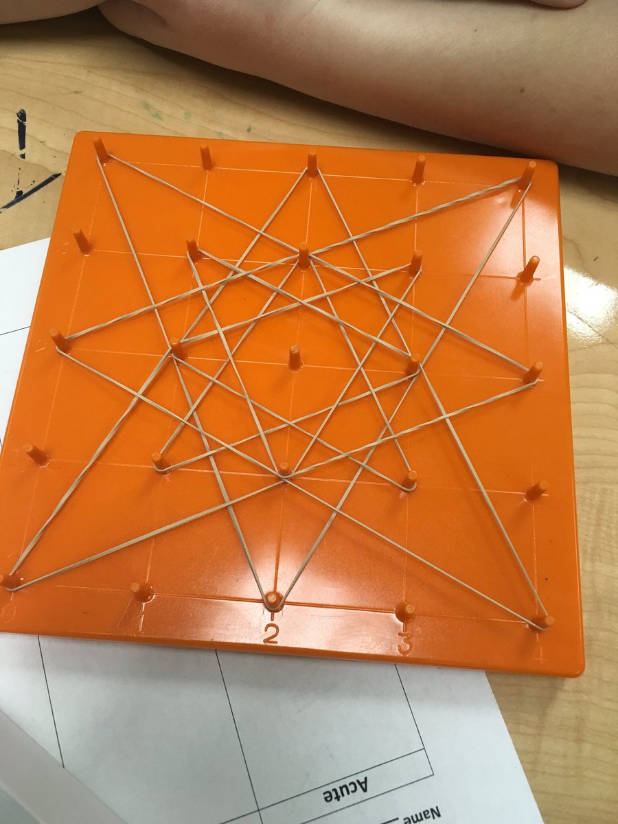 MsJanetSLee's tweet photo. Rhombus art.  #Mes_wildcats #bathschoolrocks https://t.co/eBDv8xCe3q