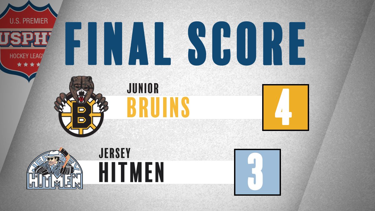 A big night from Guus Van Nes carries the Junior Bruins to a win and a weekend sweep! The Bruins have now won nine of their last ten games. 🔥

📊BOX SCORE →bit.ly/2ydUwqF