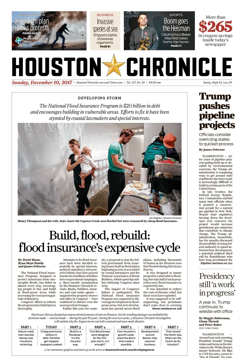rachaelgleason's tweet photo. The second part of our #DevelopingStorm series ran in print Sunday. Here's where to read it online: http://www.housto https://t.co/xw6tbCiIZL #HoustonAfterHarvey #houfloods #hounews #Houston #Harvey https://t.co/IDoF1KuZw6