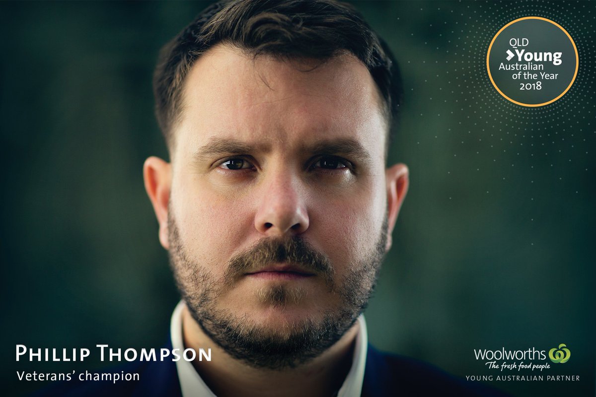 “I want to show the world and other young veterans that we’re not defined by our injuries. We’re defined by our actions”. Phillip Thompson, 2018 #QLD Young #Ausoftheyear: bit.ly/2ARLntc