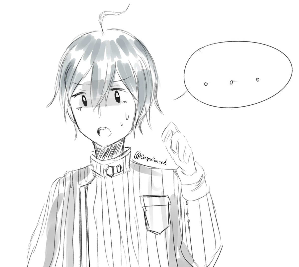 ConspiciousEnd's tweet image. *You resign yourself not to say anything about this situation*