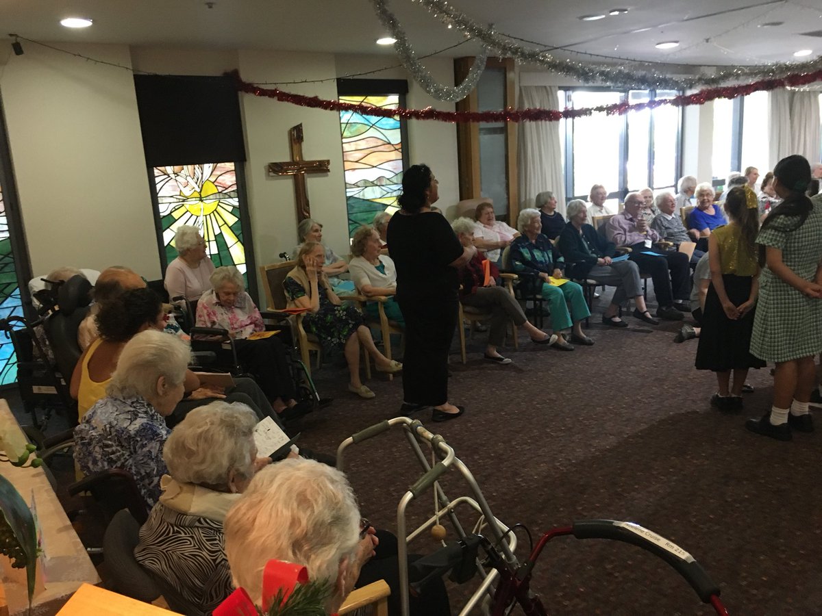 Another special moment today when <a href="/tarenpoint_ps/">Taren Point PS</a> students delivered handmade Christmas cards and performed for the residents of Goodhew Gardens. We are so proud to hear how highly valued our fortnightly visits are. A great way to give back and connect the generations.