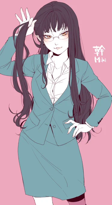 ミキにゃ～ん?と並べる用に塗り直した檎ちゃん?(ついでに袖修正) 
