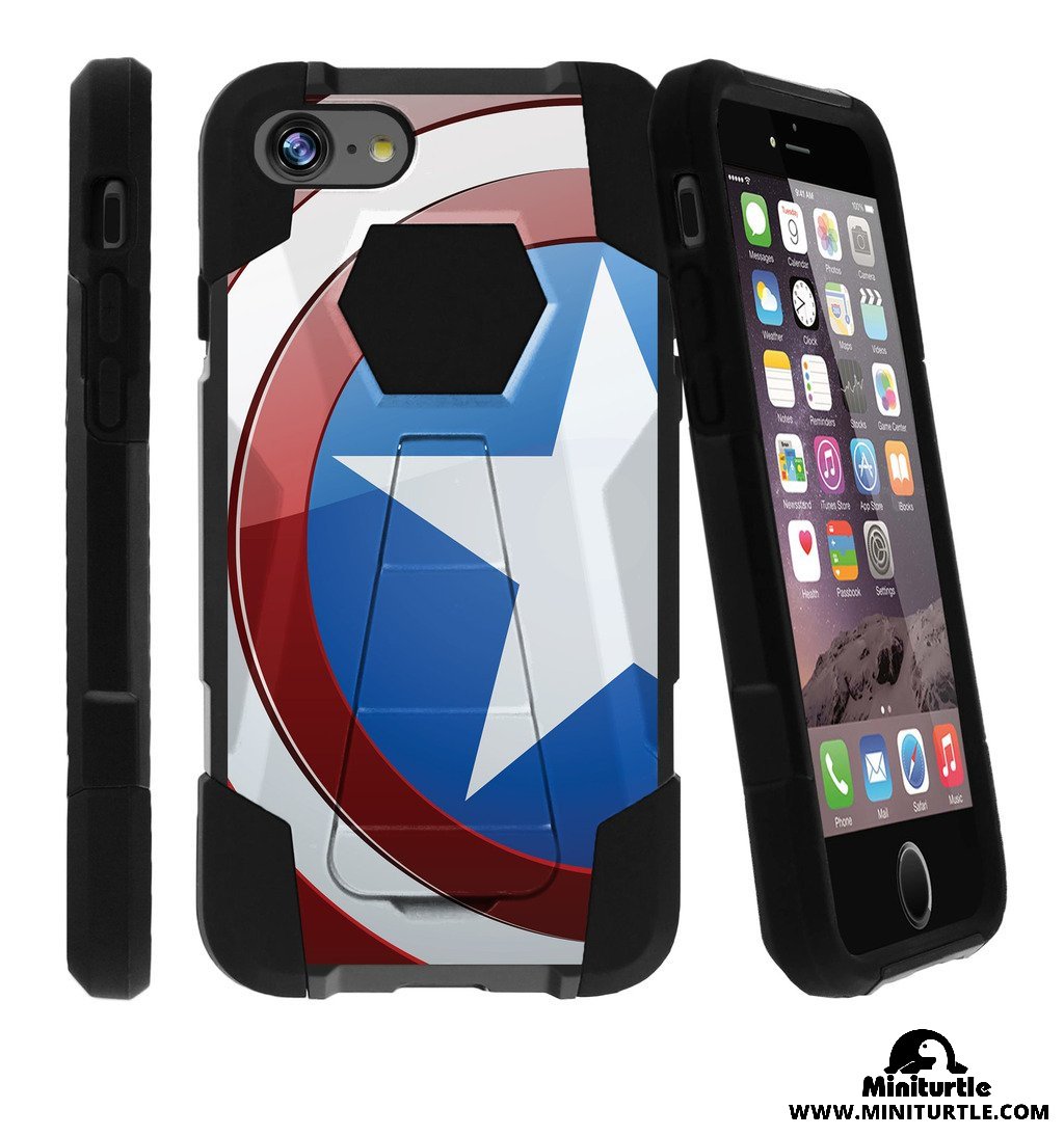 MINITURTLEINC's tweet photo. Case for Apple iPhone 8 Plus Hybrid Case [ Shock Fusion ] Hybrid Case with Kickstand - America Shield Hero
 https://t.co/5bU6nZkqSS
 #MiniTurtle #MobileCover #iPhone8 https://t.co/KrETdsq7qD