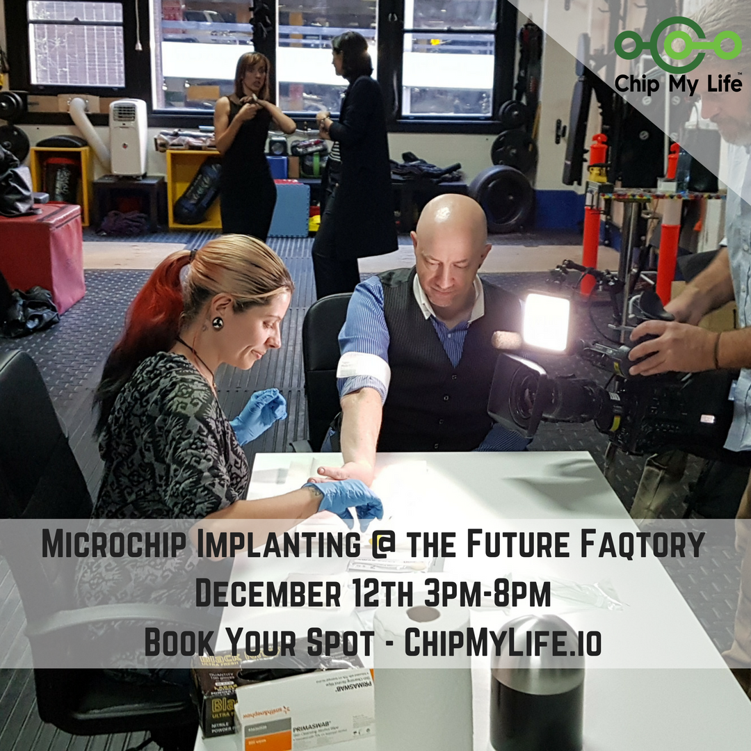 chipmylife's tweet photo. We are so excited!! Chipping party tomorrow, 12th of December! Book your spots here - https://t.co/aPbJvjpdpF #NFC #RFID https://t.co/iryoIaVXSI