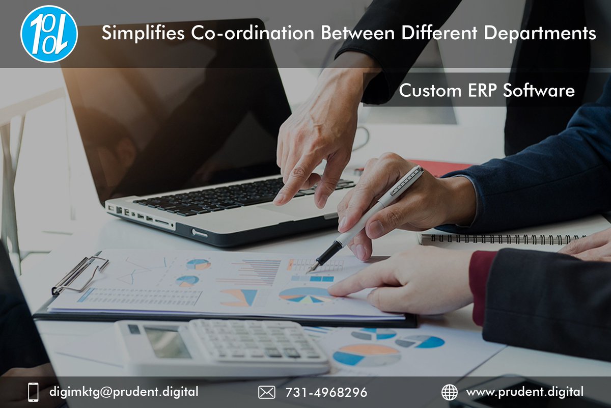 Prudent_Digital's tweet photo. -->> Custom ERP Software !!

 👉 Prudent digital leads to proper coordination between different departments with the help of custom #ERPSoftware:-https://t.co/e5M3tBQYy0
#CustomERPSoftware #ERPSoftwareDevelopment https://t.co/q0L0h0q6Sp
