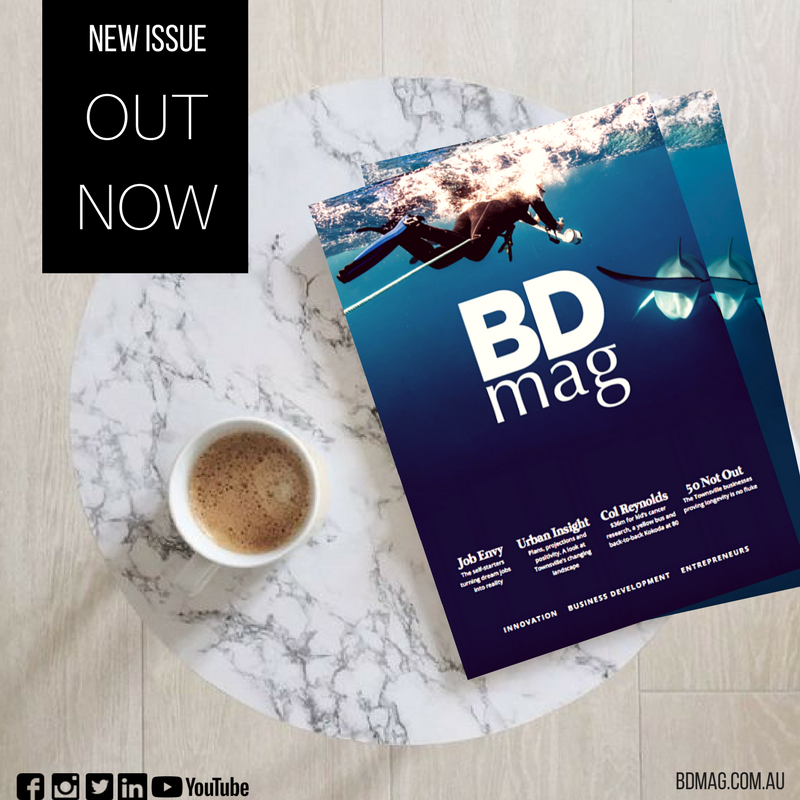 Imagine swimming with Dwarf Minke Whales or flying $100K drones into underground mines... this, our CBD's potential future + more in our new issue #BDmag #Townsville