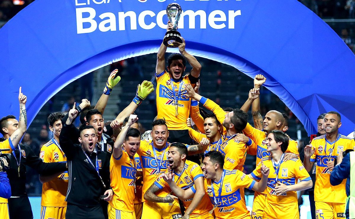 guido19pizarro's tweet photo. Felicitaciones @TigresOficial!!!
Se merecen esto y mucho más!! 
Disfruten!! 🐯 https://t.co/TEhZd3SMke
