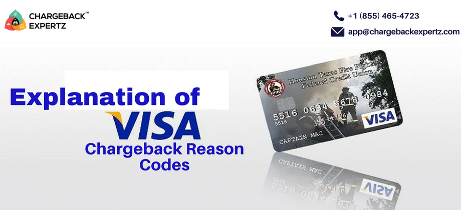 CBZexpertz's tweet photo. Visa Chargeback Reason Codes help merchants determine a cardholder's motive for disputing a transaction.
For more simply click here: https://t.co/vGVAtazhcn You can contact us on +1(855)-465-4723, email us on app@chargebackexpertz.com
 #chargebackservices, #howchargebackswork, https://t.co/bqYXgaBV2O