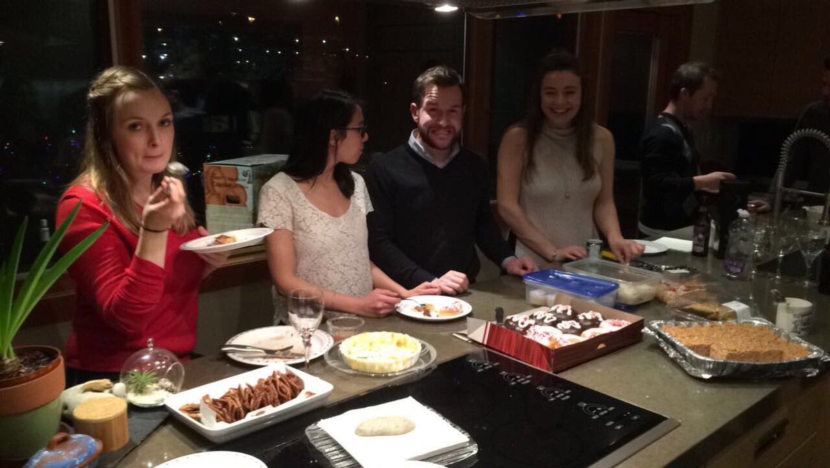 BRAININMOTION's tweet image. Nice pearlies @Cameron_M_Clark !! Nice spread at the #braininmotion holiday party... thanks @marcjpoulin for hosting!!! ☃️🎁🛍🎄