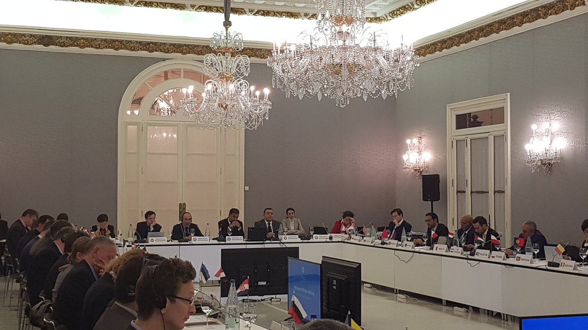 MeriemElhilaali's tweet photo. #UfM Senior Officials are now gathering in #Barcelona for the last #SoM Meeting of 2017. In depth discussions around the current #Regional_developments & ongoing initiatives of the @UfMSecretariat.
Several issues of political and sectoral importance for the #Mediterranean. https://t.co/DGJPTjI8Pj