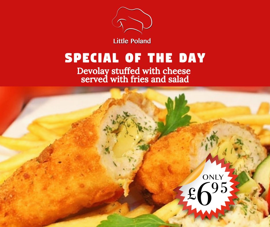 LittlePoland178's tweet photo. #Devolay #TODAY only £6.95😊 gherkin soup £1.95 #tagsforlikes #Streatham #Tooting #Mitcham #Goodfood #londonfood #SW17 #SW16 #happy #MondayFeeling #southlondon #Monday https://t.co/j8YBXkyeU6