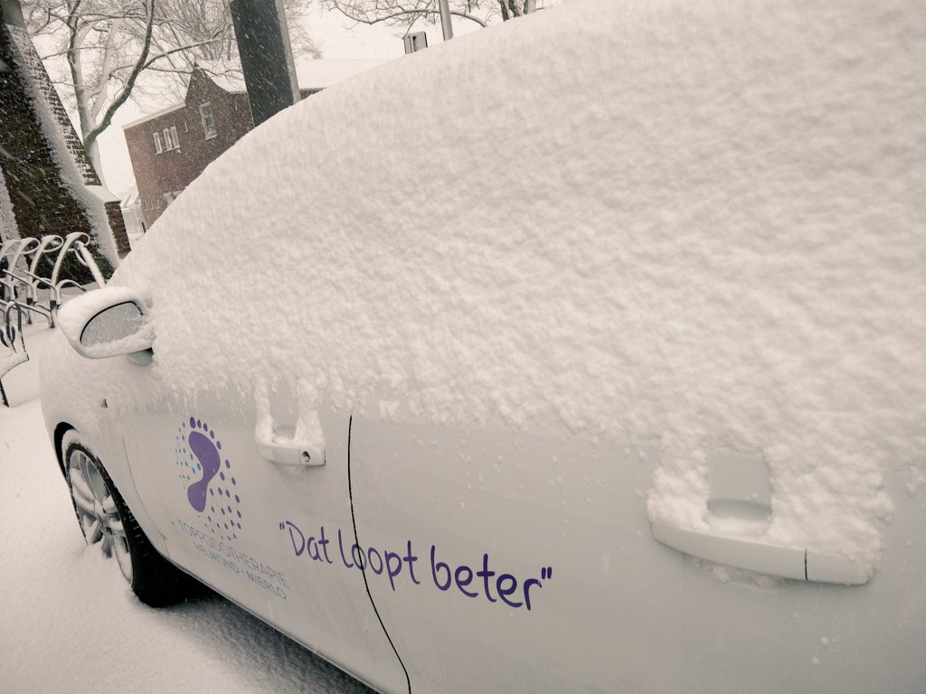 Lege wachtkamer door #sneeuwval !
#podotherapie #helmond