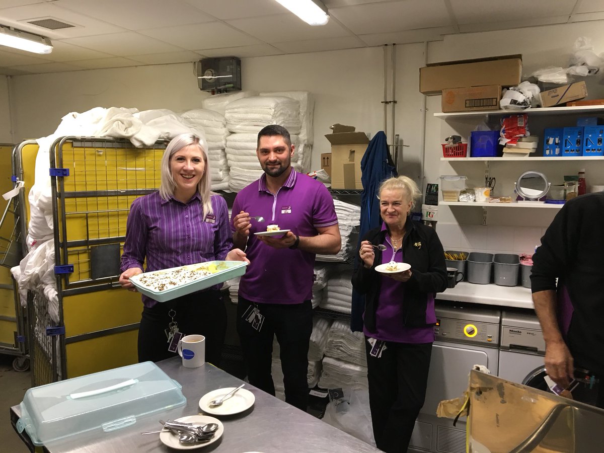 ryanmcshane77's tweet photo. Head housekeeper Marta’s birthday and a cake produced that merry berry would be proud of #pibday #bakeoff @Ruth_x_Quinn @ashleigh932 @SDEBDD https://t.co/Y2pOA7Uqi9