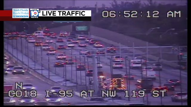 Crash on I-95 NB Express at NW 125th St #traffic https://t.co/oSY580CtFF
