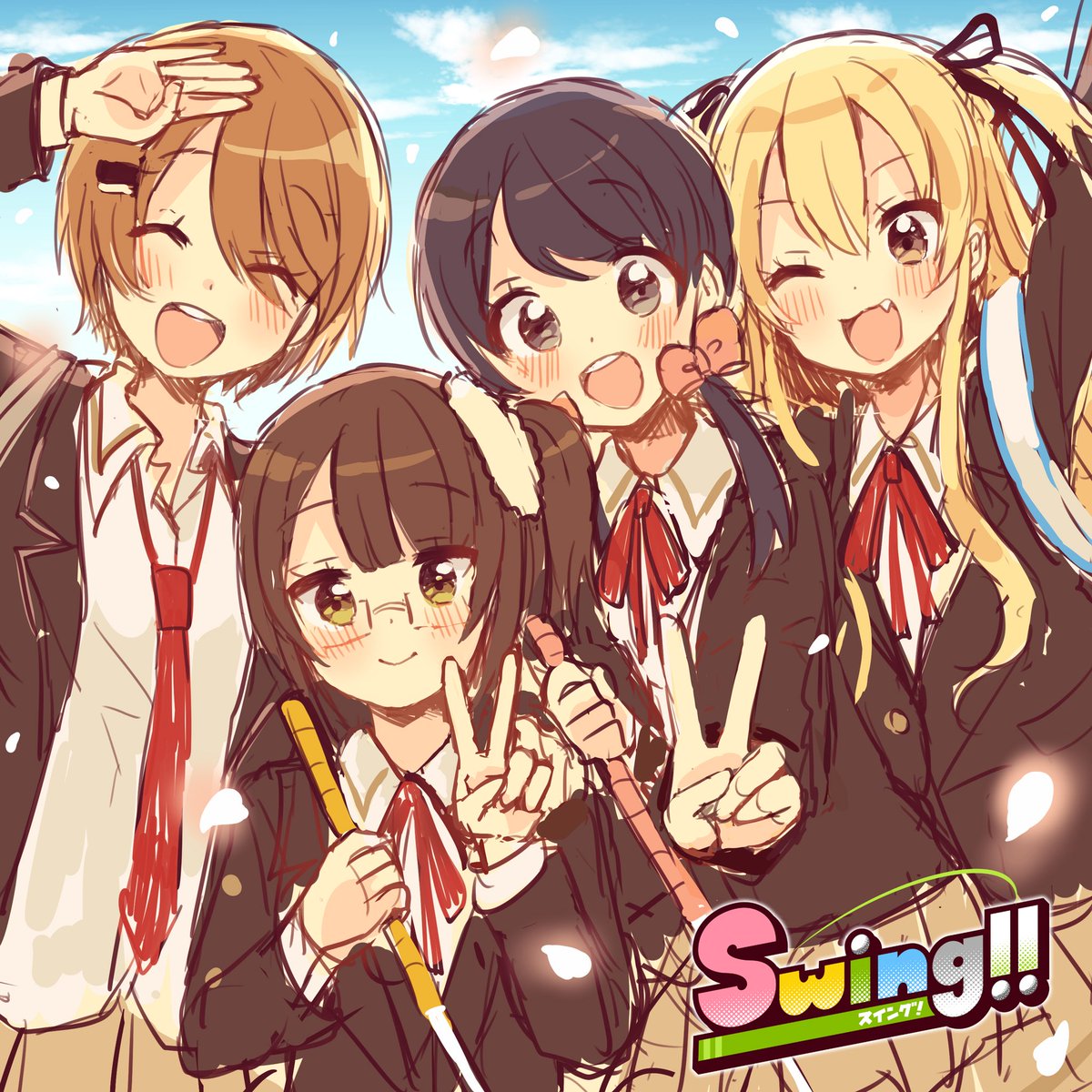 Swing!!」キャラ設定ラフ