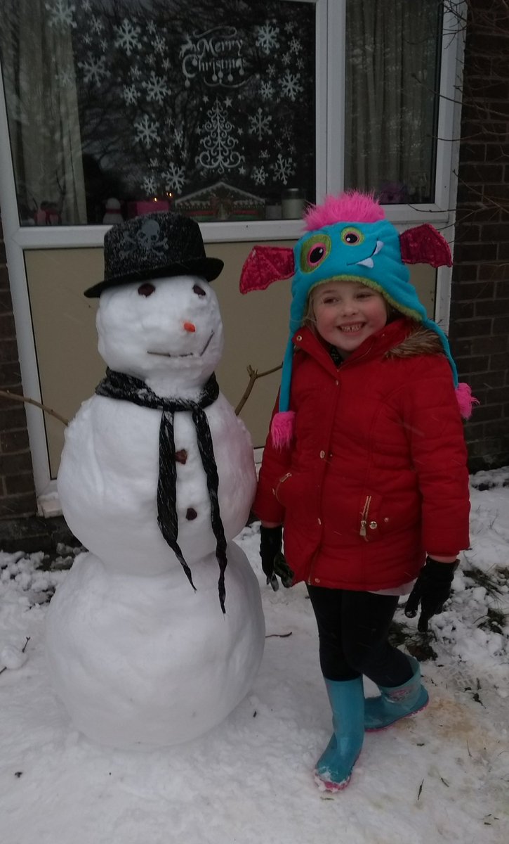 HayleyS190277's tweet photo. Making sure your snowman is sufficiently stylish...
#awfullybritishwinterproblems https://t.co/Pxhob3dg9R