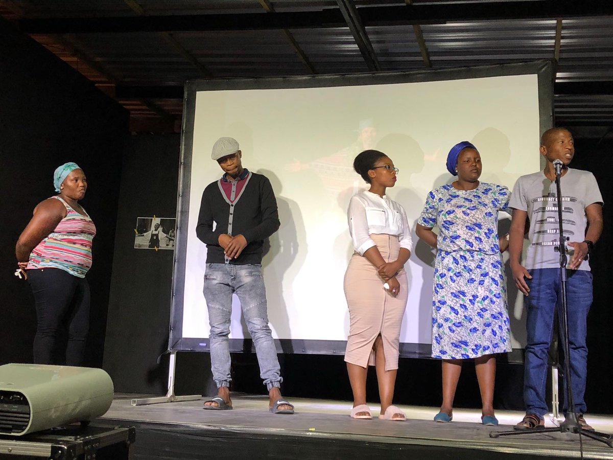 SindoTheatre's tweet photo. Honouring The Late Monwabisi Sophitshi at Makukhanye Art Room and remembering his lovely work. #RIPGOLD https://t.co/RtCXBgjnNy