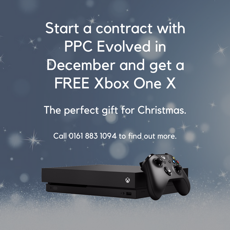Start a contract with us in December and get a FREE Xbox One X! To find out more about our incredible offer, call our team today on 0161 883 1094.