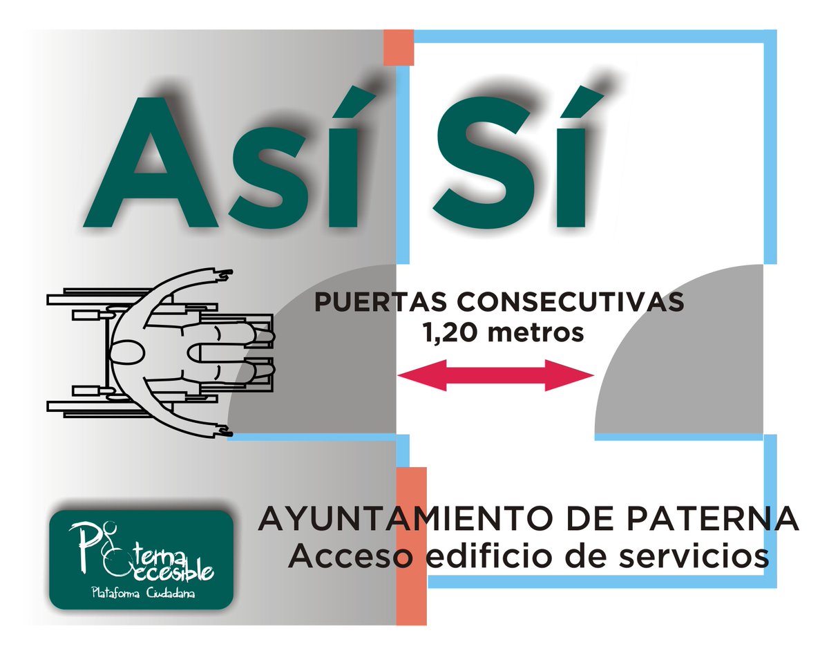 @paternaaccesible informa que el <a href="/AytoPaterna/">Ayuntamiento Paterna</a> debe adaptarse.  Ya podemos denunciar barreras arquitectónicas en apoyo a personas mayores, niños y afectados por movilidad reducida decreto 1/2013 Ley de derechos de las personas...<a href="/SagredoMarco/">Juan A. Sagredo l Alcalde de Paterna 🔥</a> <a href="/villajosrodrigu/">María Villajos</a> @FredericFerri