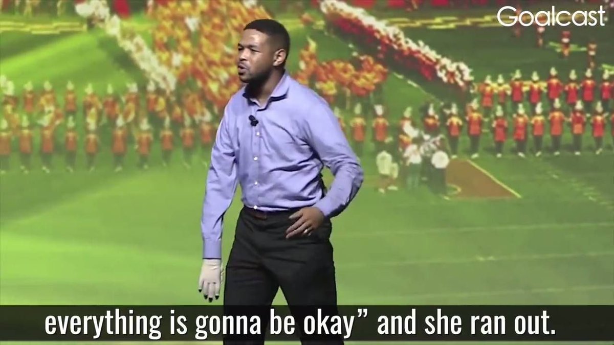 Wow! Ever heard of Inky Johnson, a former NFL player?  He lost his right arm to sports but is more confident in himself than ever. His words: "I will never let a circumstance or a situation define my life".  Hear him out. buff.ly/2kW02gB